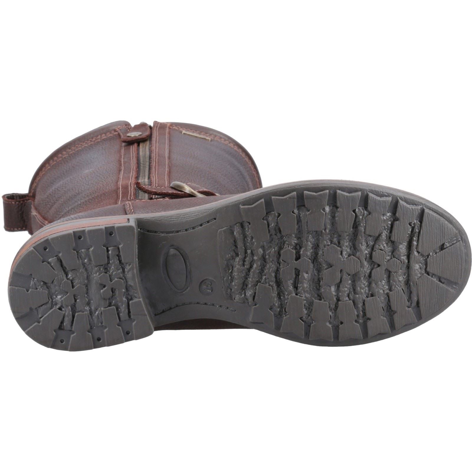 Cotswold Bourton Bottes En Cuir Marron Pour Femmes