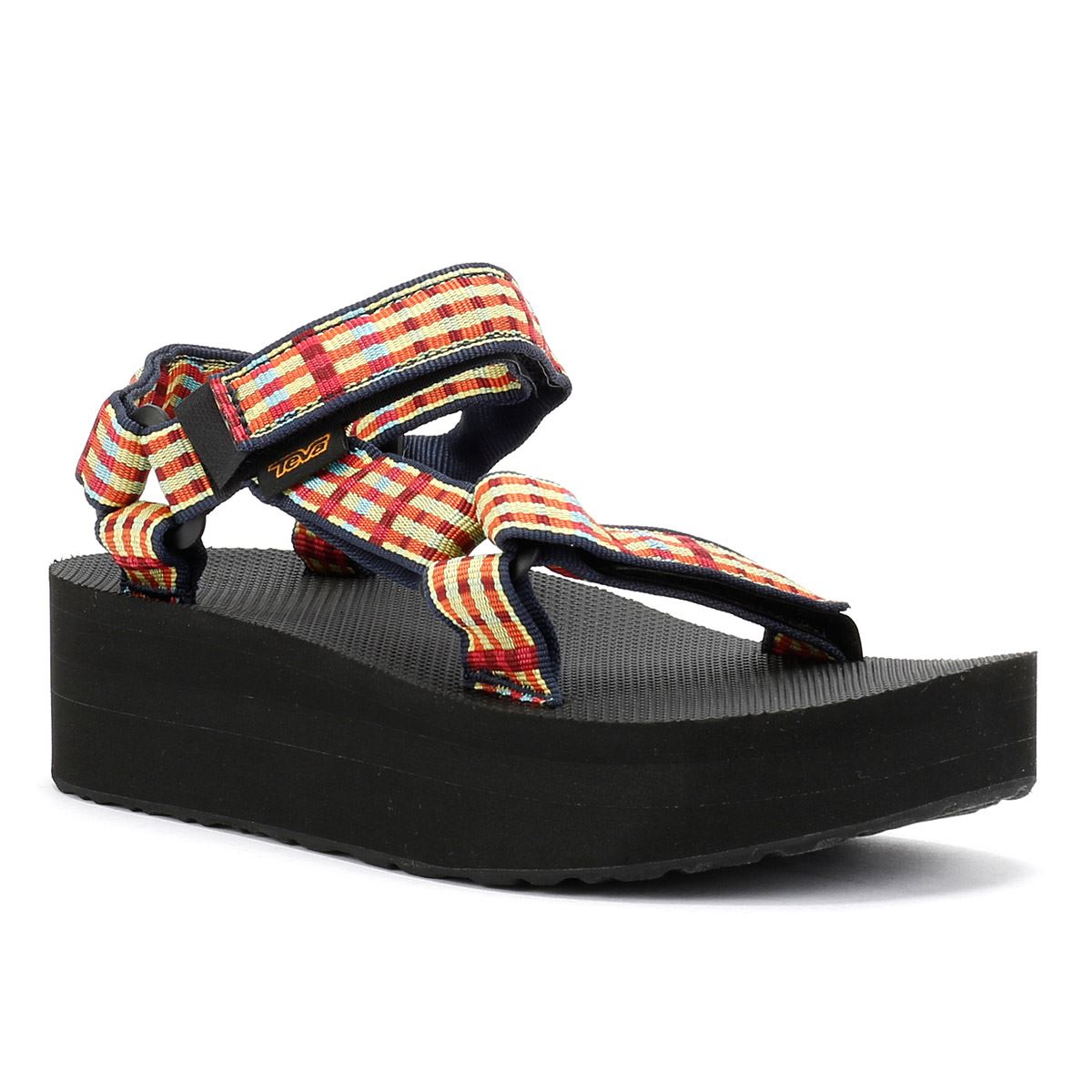 Teva Flatform Universal Sandales Jaunes Pour Femmes
