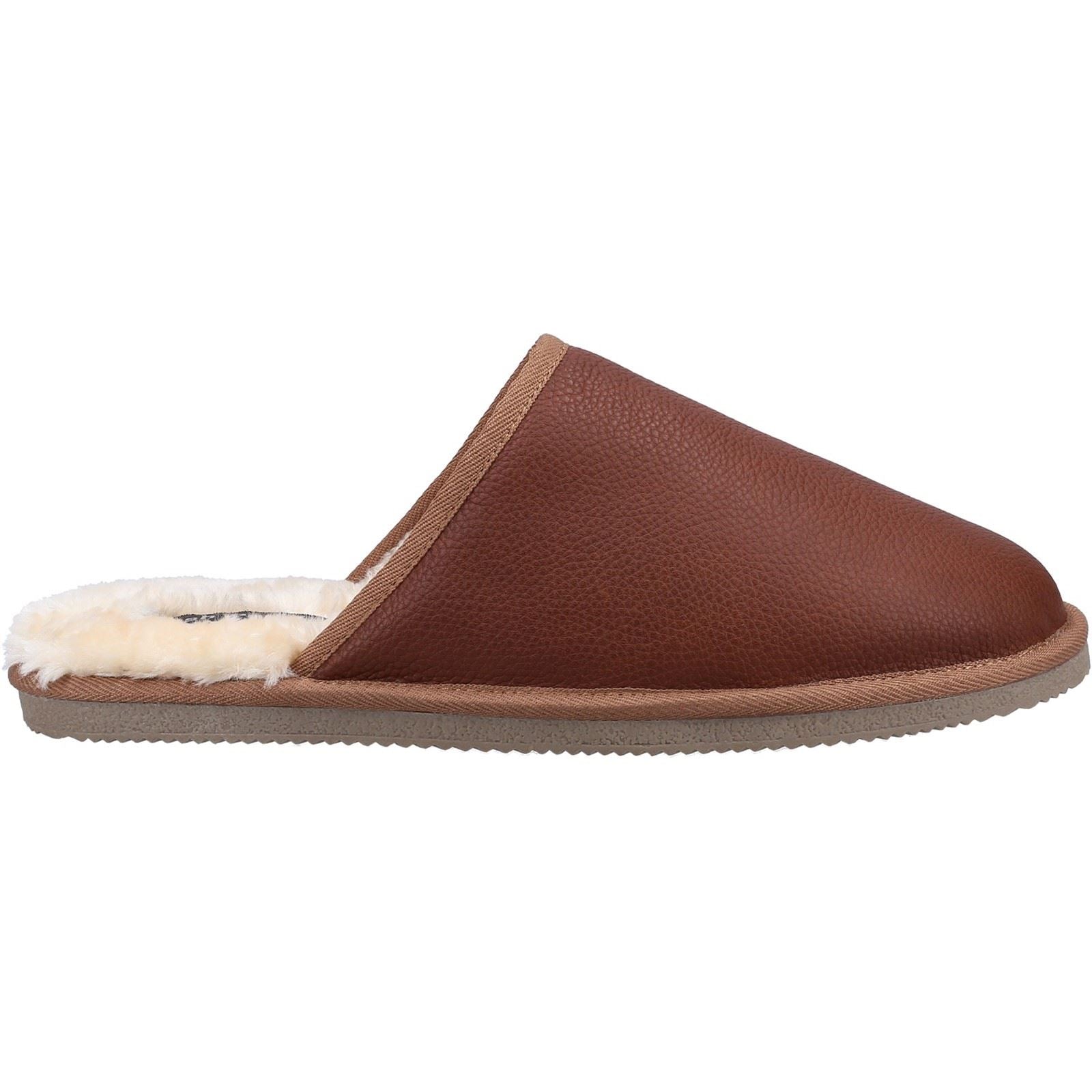 Hush Puppies Coady Chaussons Pour Hommes En Daim Couleur Beige