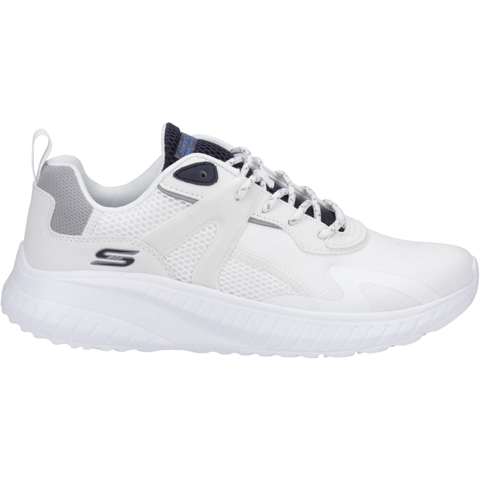Skechers Bobs Squad Chaos Elevated Drift Baskets Blanches/Multicolores Pour Homme En Synthétique