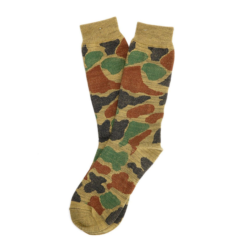 Anonymous Ism Camo Crew Chaussettes Hautes Jusqu'Au Mollet Pour Hommes De L'Armée