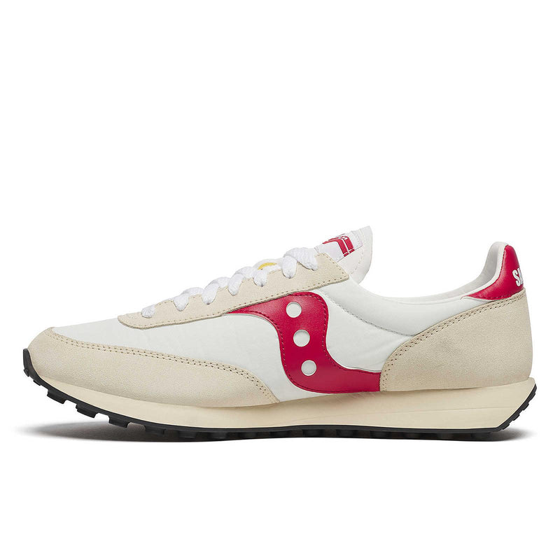 Saucony Trainer 80 Baskets Blanches En Daim