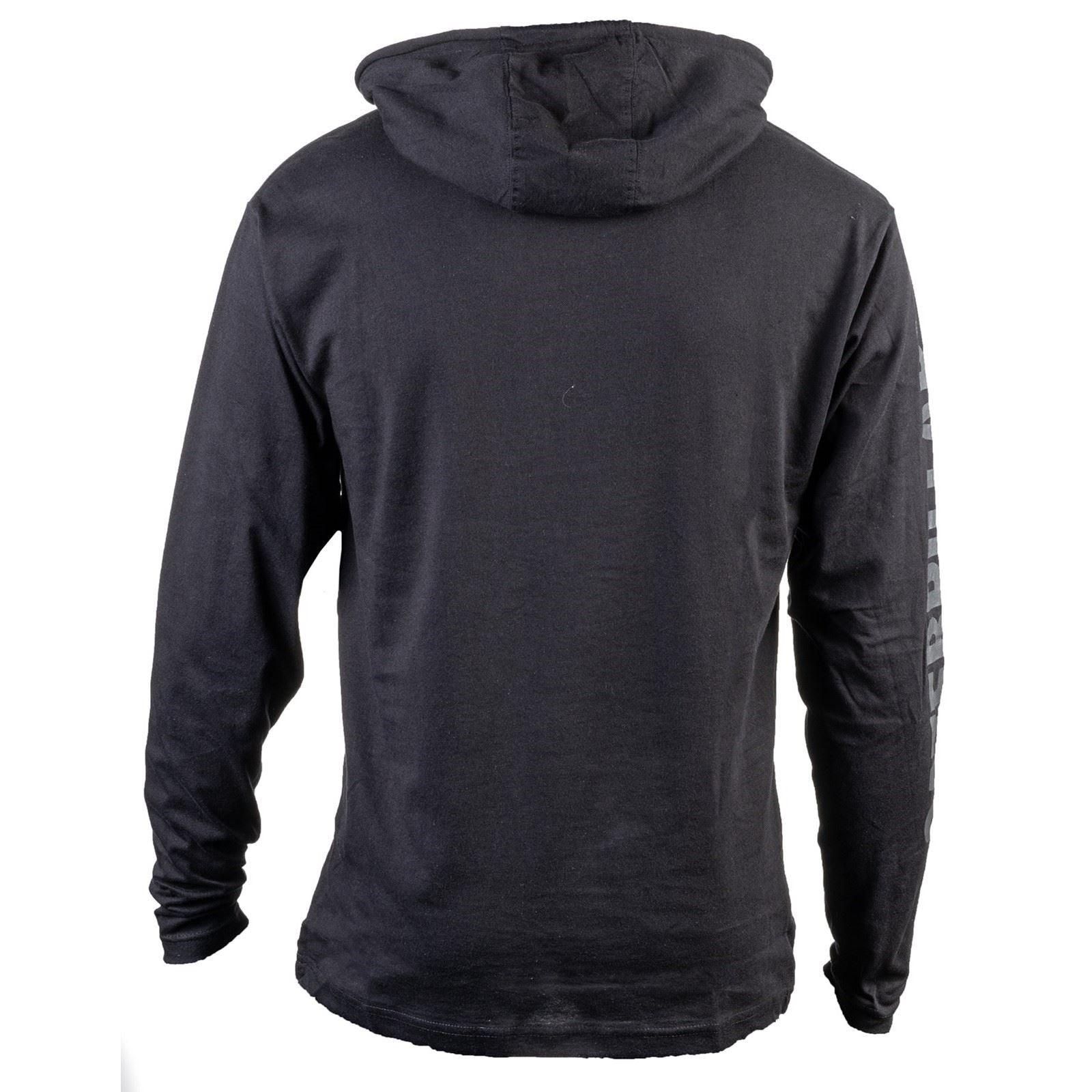 Caterpillar Hooded Long Sleeve T-Shirt Noir En Coton Pour Homme