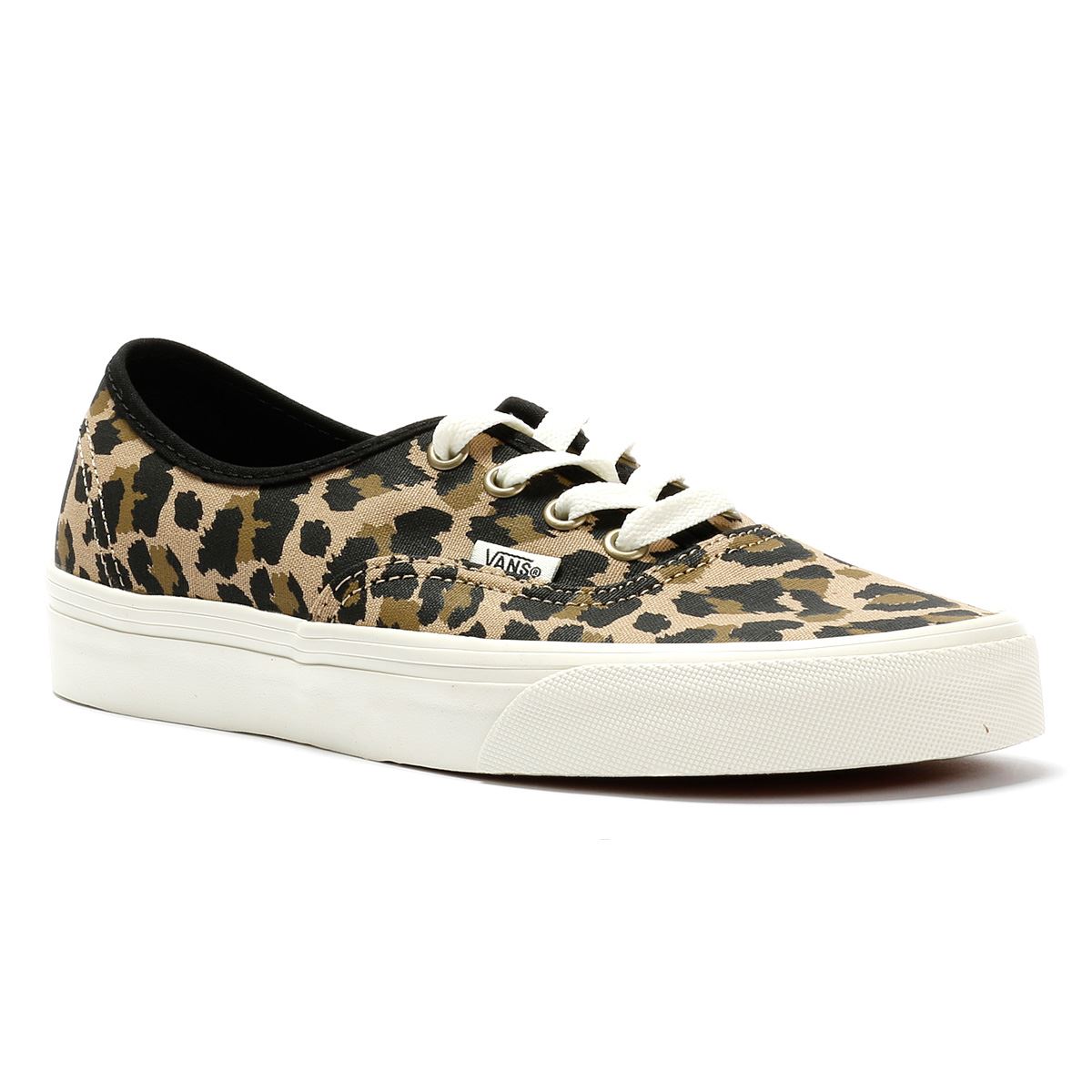 Vans Authentic Baskets Beiges En Toile Pour Femmes