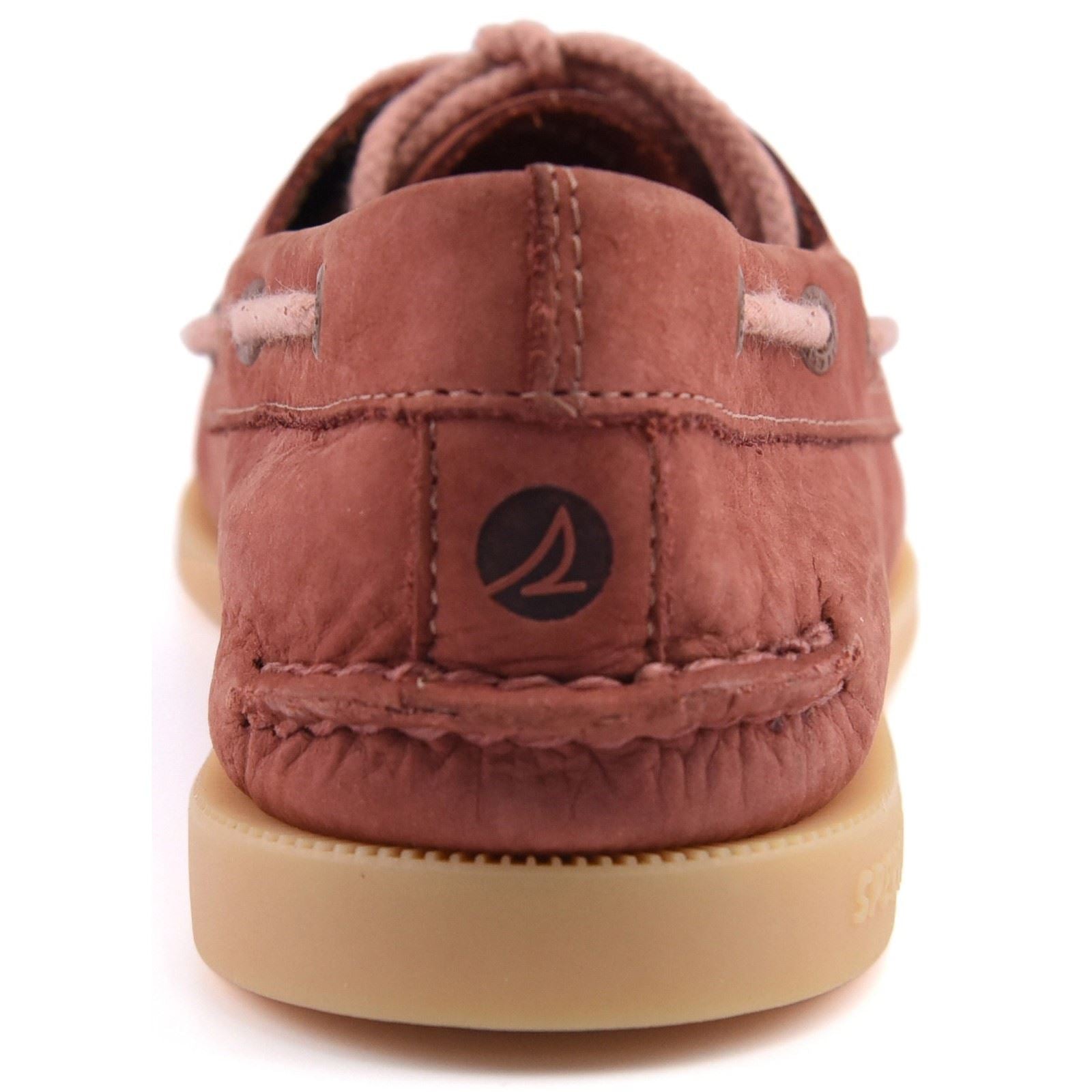 Sperry Authentic Original Chaussures Bateau Rouges En Cuir Pour Hommes