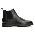 Geox Spherica EC1 C Tumble Bottes Noires En Cuir Pour Hommes