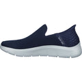 Skechers Go Walk Flex No Hands Baskets En Synthétique Pour Homme, Couleur Marine