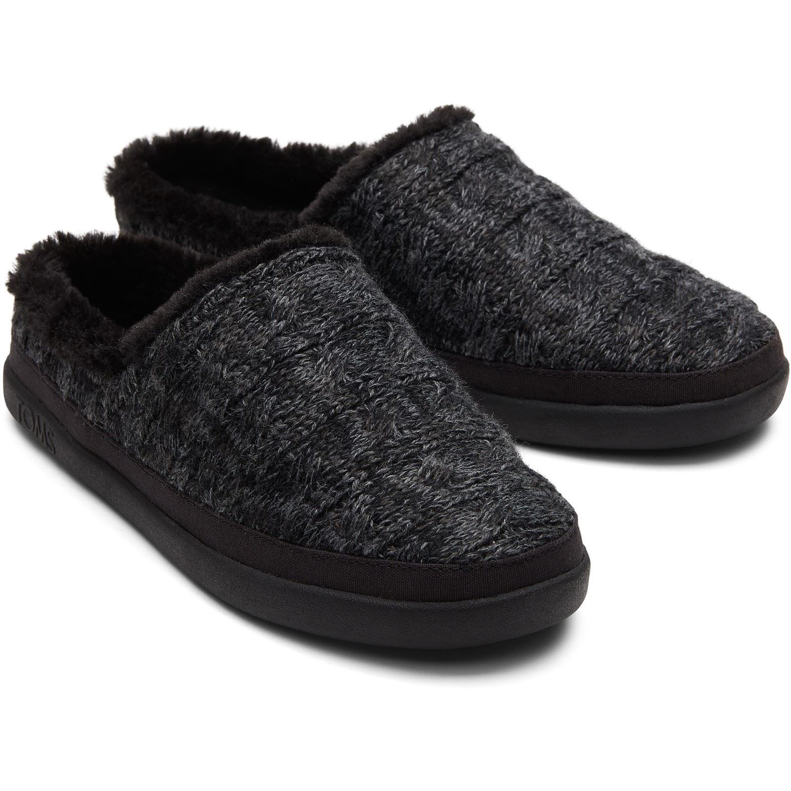TOMS Sage Mules Noires Pour Femmes En Mélange De Polyester