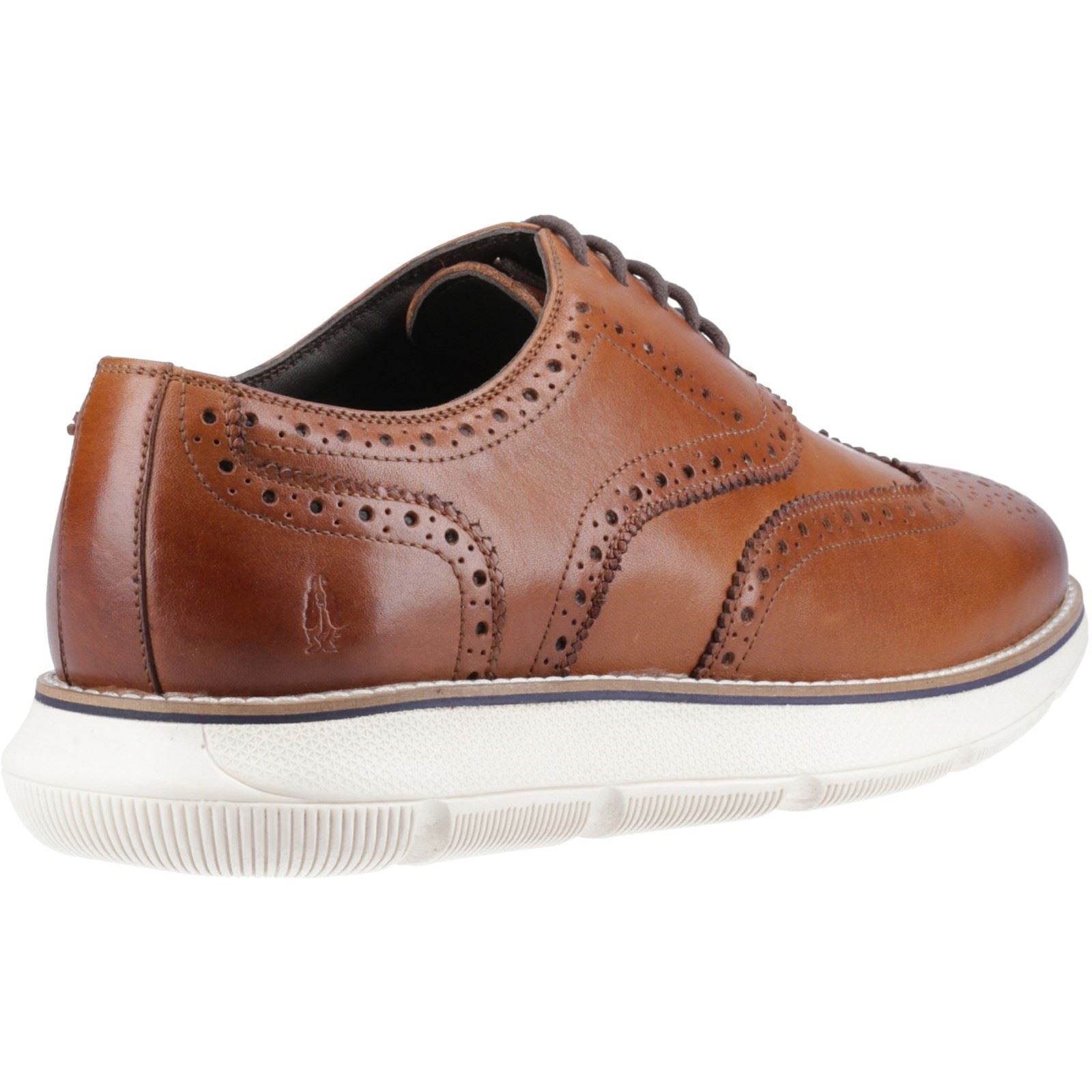 Hush Puppies Zach Chaussures Richelieu En Cuir Pour Homme Beige/blanc