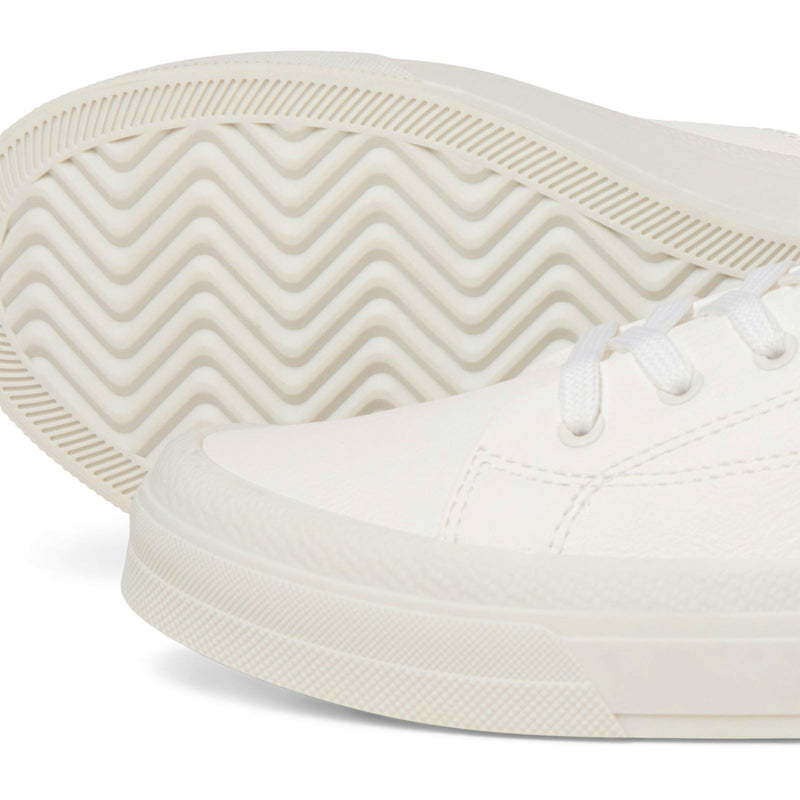 Jack & Jones Bayswater Sneakers Pour Hommes En Polyuréthane Blanc Brillant