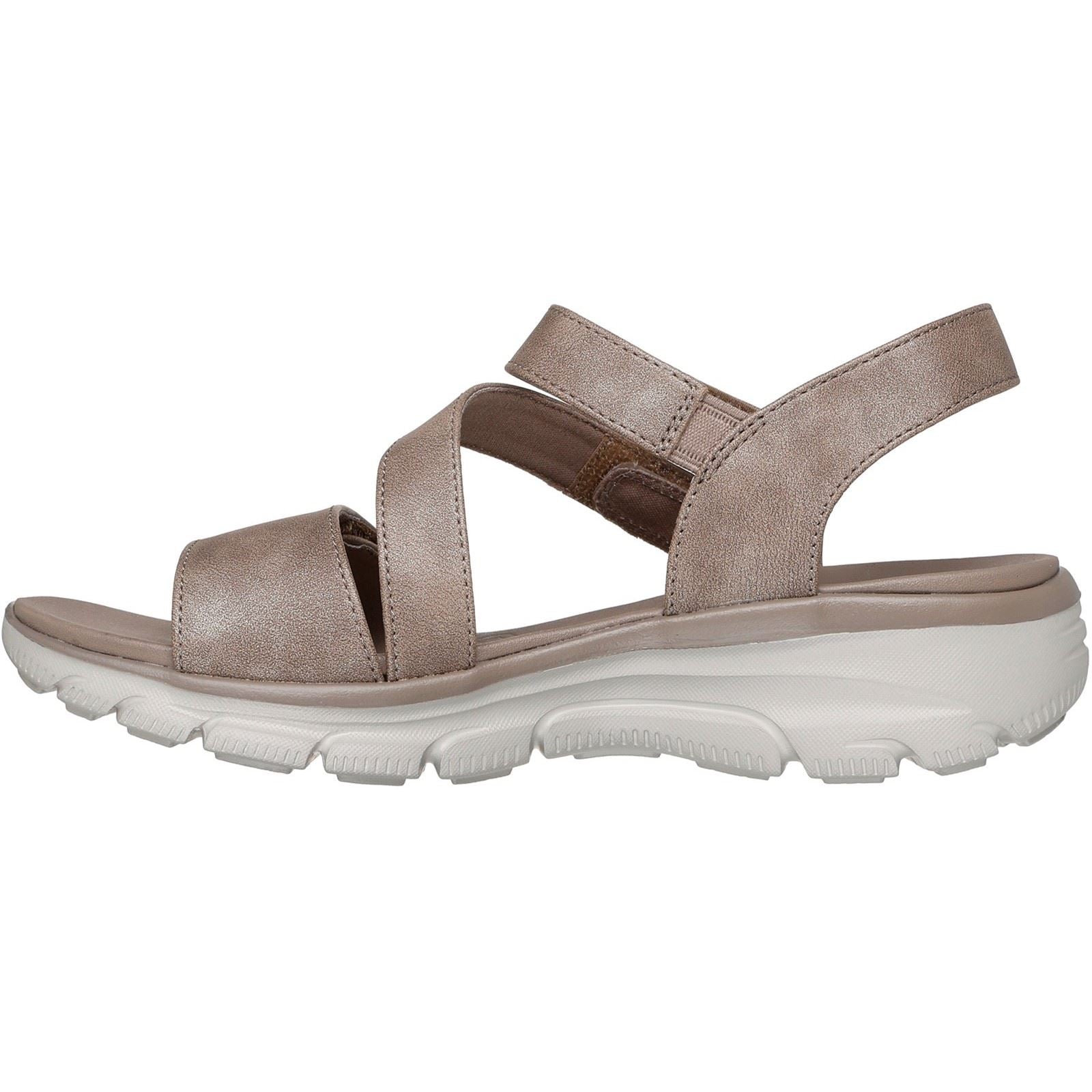 Skechers Easy Going Sandales Pour Femmes De Couleur Taupe
