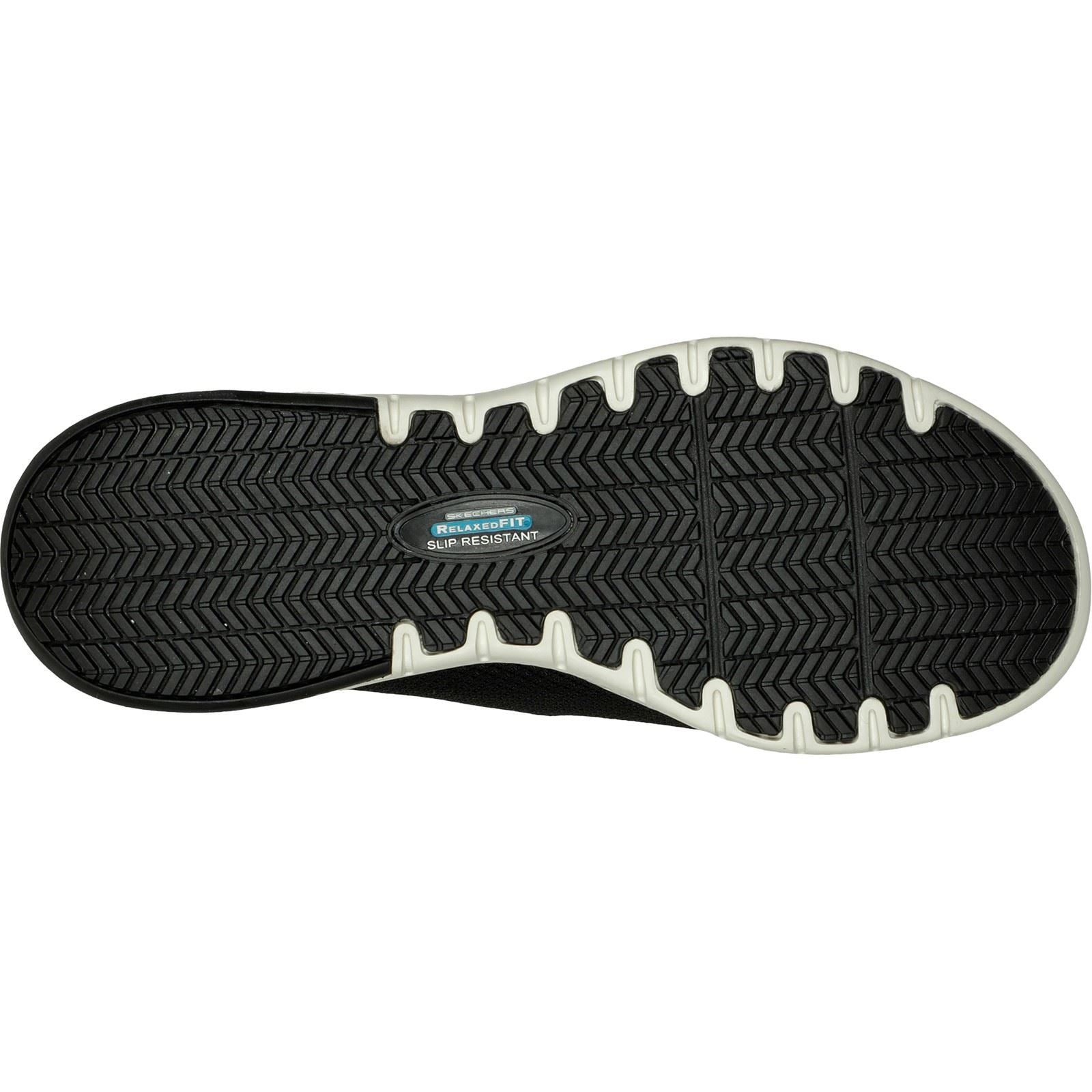 Skechers Workwear Marsing - Waiola SR Chaussures De Sport Pour Femmes En Mesh Noir/blanc