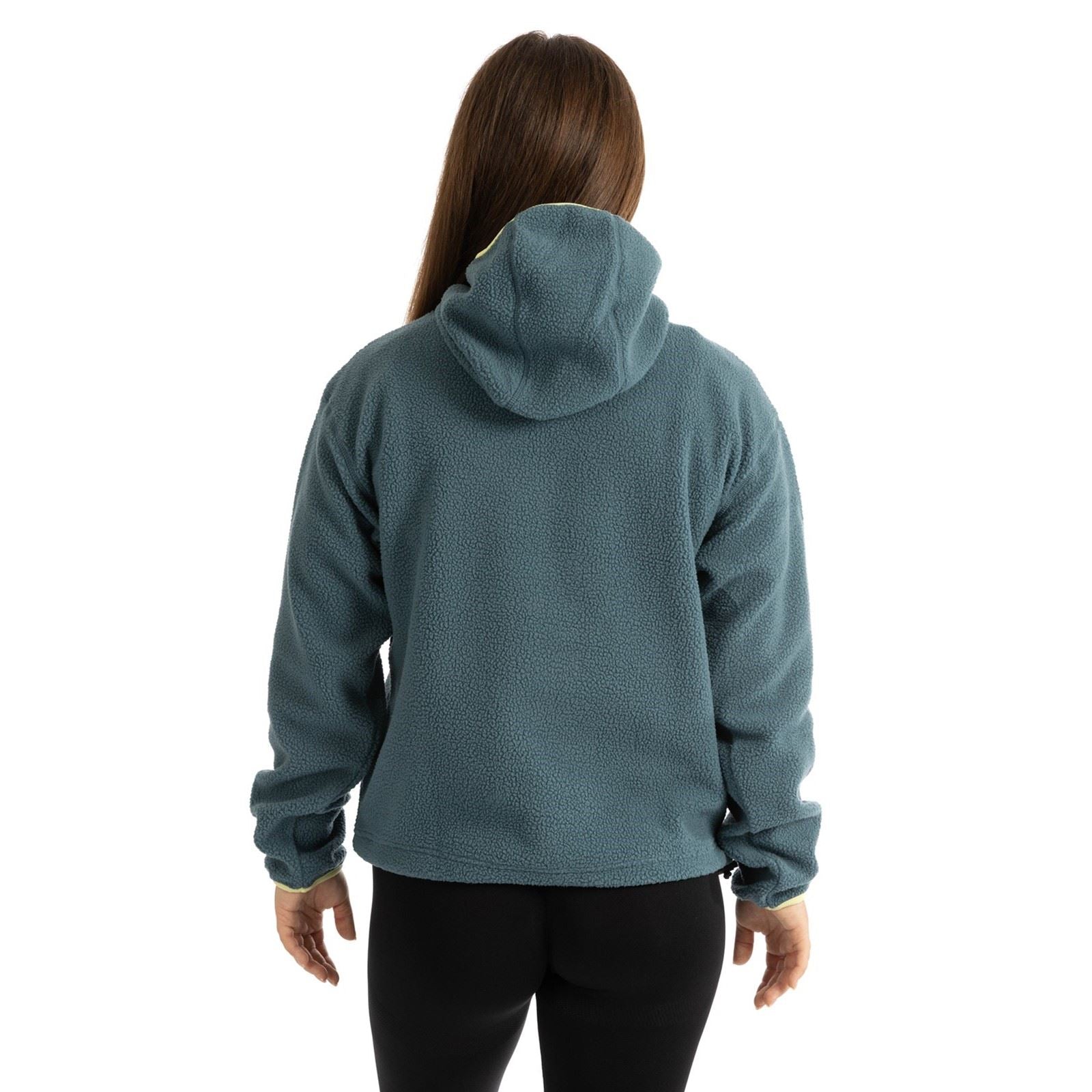 Columbia Helvetia II Hoodie Sweat À Capuche Bleu En Polyester Pour Femmes