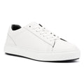 Ben Sherman Ace Cupsole Baskets Blanches En Cuir Pour Hommes