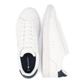 Lacoste Carnaby Baskets Blanches En Cuir Pour Hommes