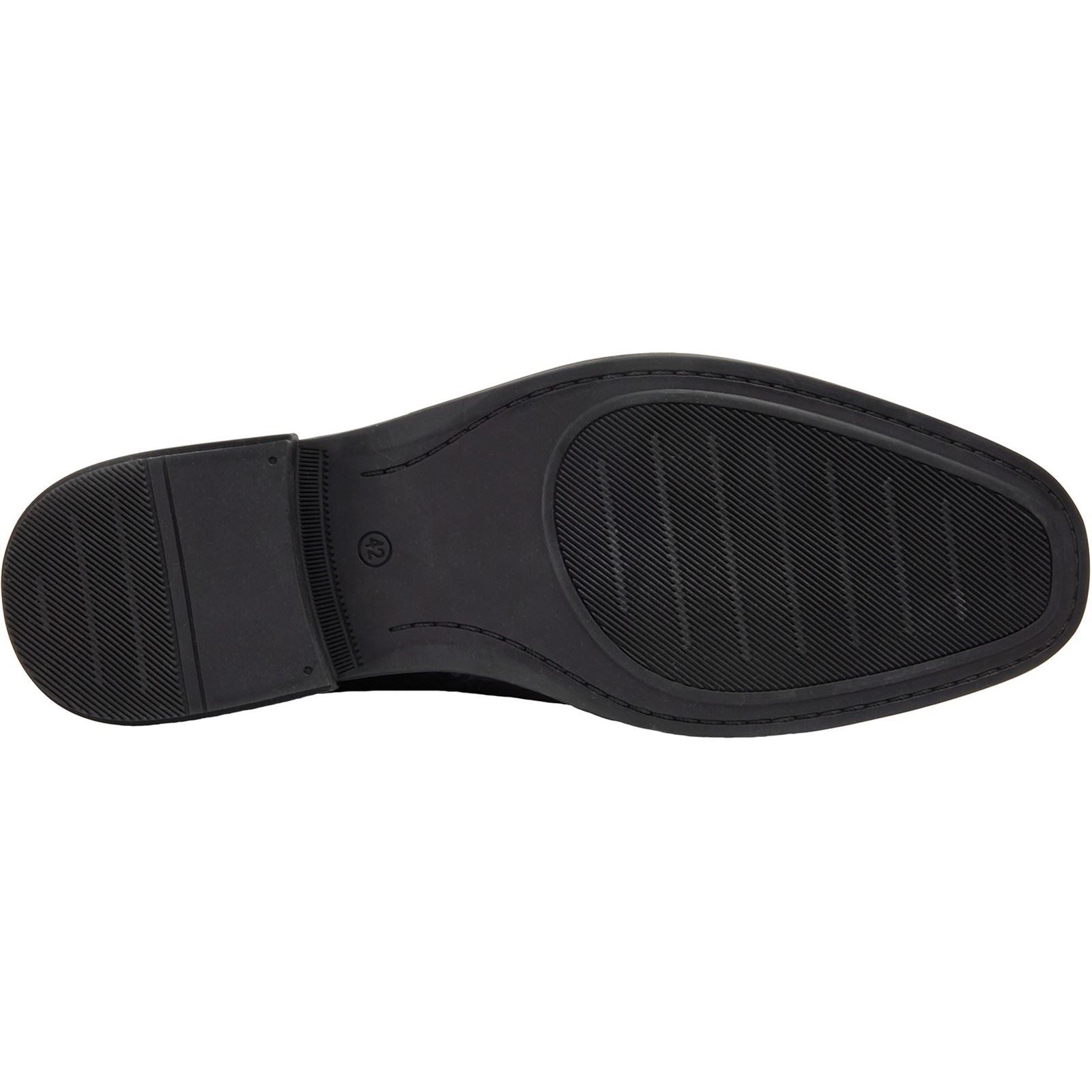Pod Savage Chaussures Noires À Lacets Pour Hommes En Simili Cuir