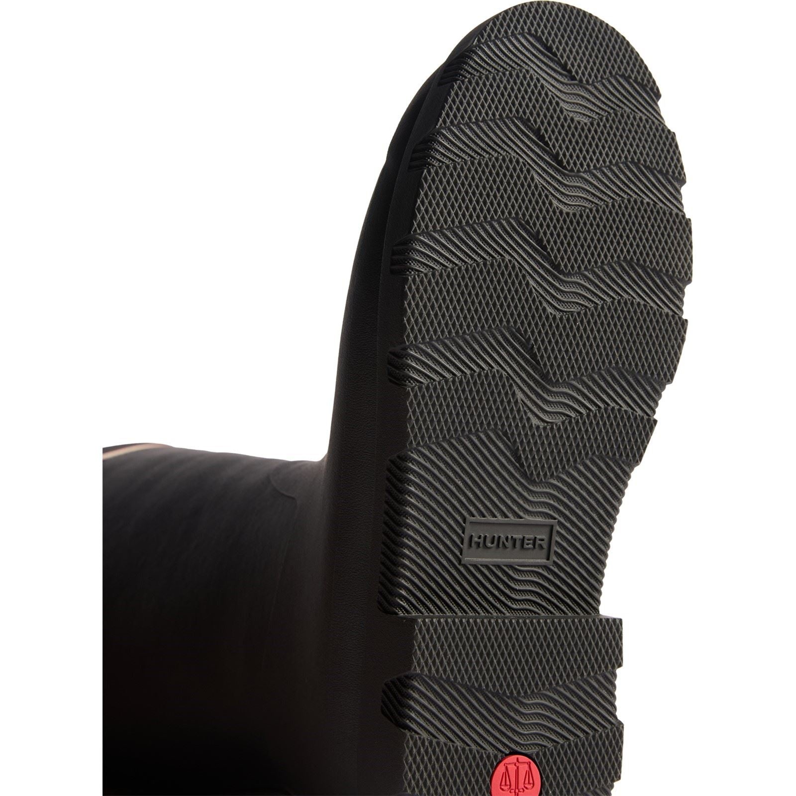 Hunter Downpour Tall Insulated Bottes En Caoutchouc Noires Pour Femmes