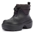 Crocs Bottines Noires Pour Femmes Stomp Puff