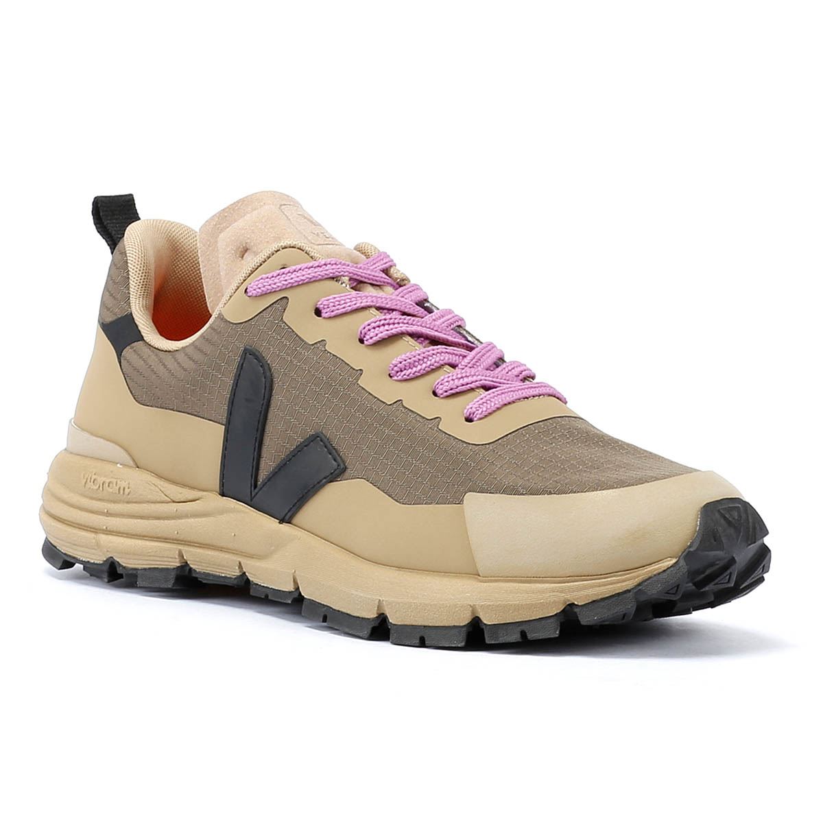 Veja Dekkan Ripstop Baskets Pour Femmes En Synthétique Kaki/Noir