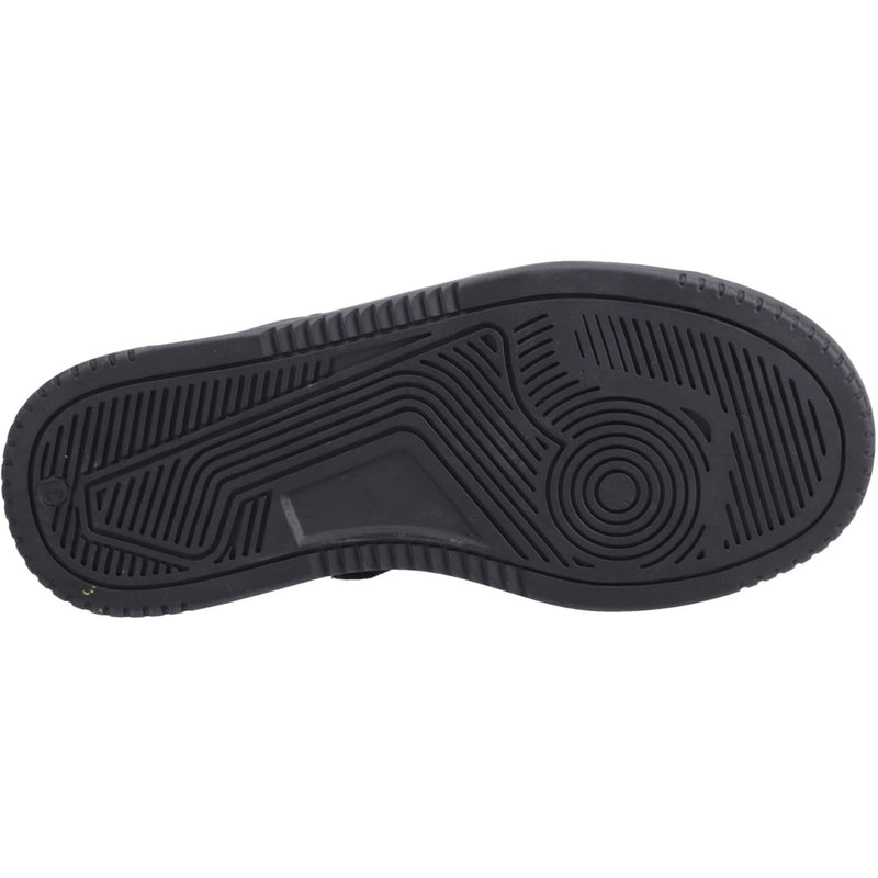 Hush Puppies Dougie Baskets Noires En Cuir Pour Garçons