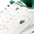 Lacoste Linetrack Baskets Blanches En Cuir Pour Hommes