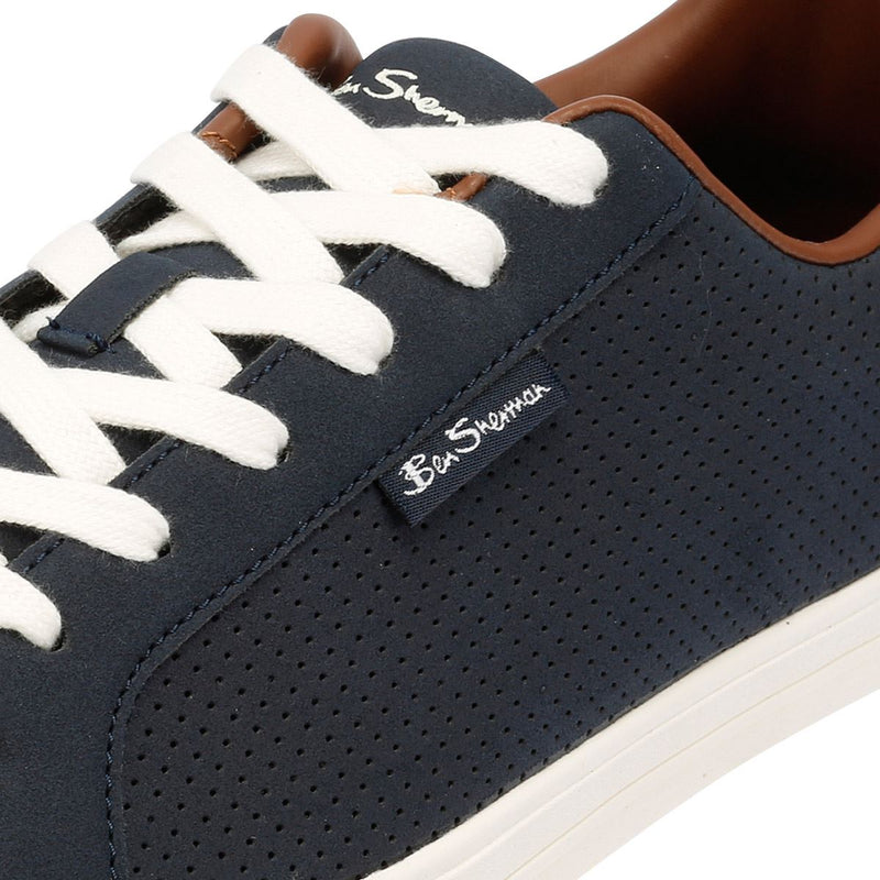Ben Sherman Chase Baskets Bleues Pour Hommes