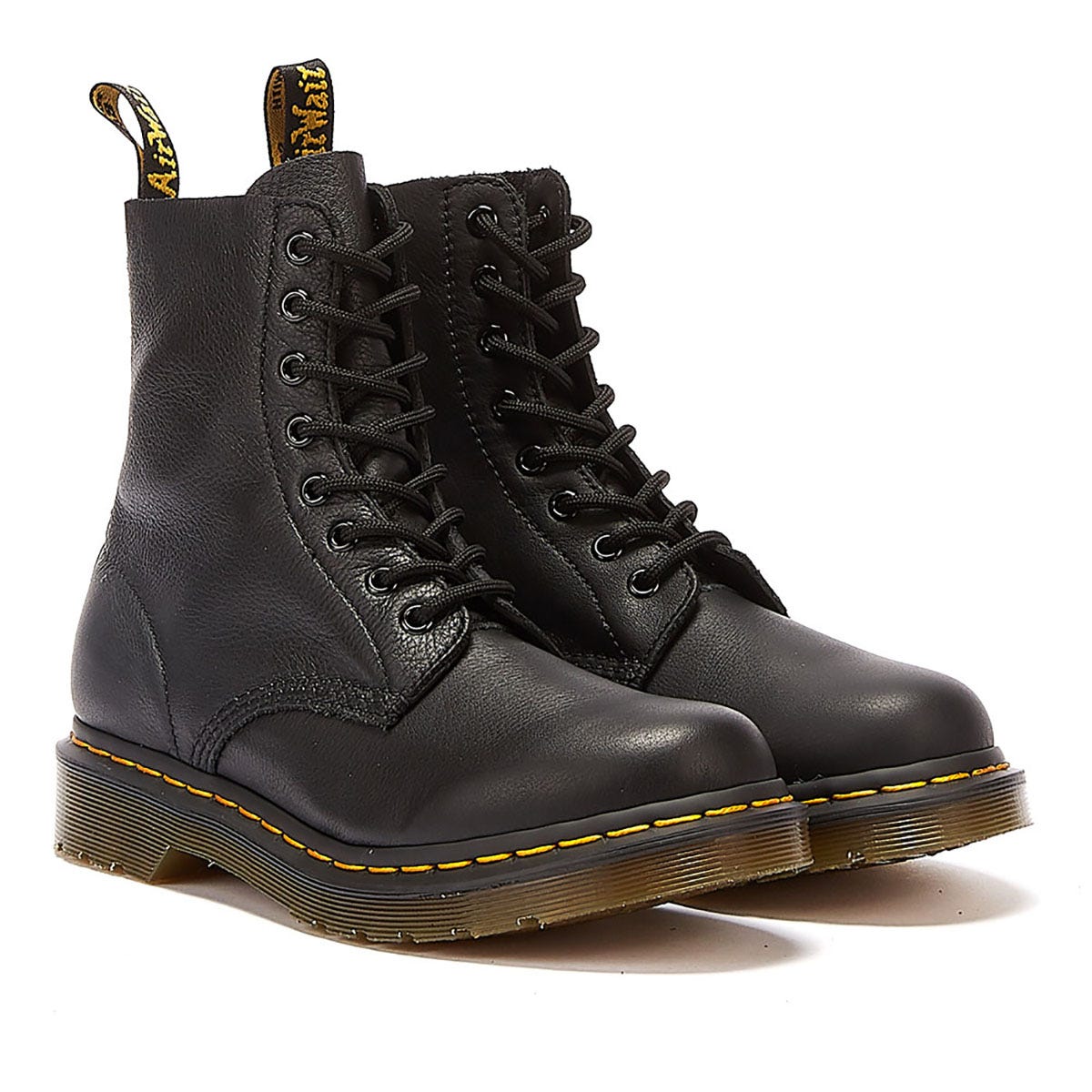 Dr. Martens Pascal Virginia Bottes en cuir pour femmes noir