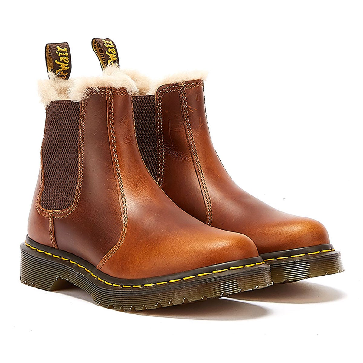 Dr. Martens Marron 2976 Bottes Pour Femmes Marron