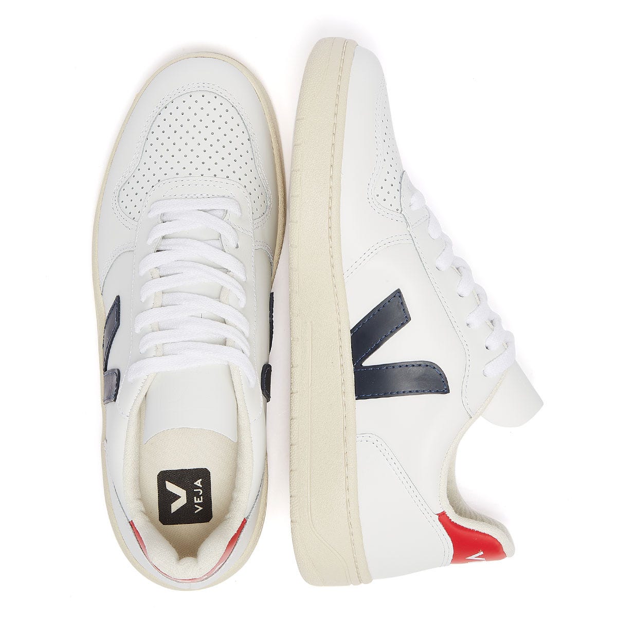 Veja V-10 Baskets Extra Blanc / Nautico Pekin pour Femmes