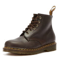 Dr. Martens 101 YS Crazy Horse Bottes marron foncé