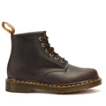 Dr. Martens 101 YS Crazy Horse Bottes marron foncé