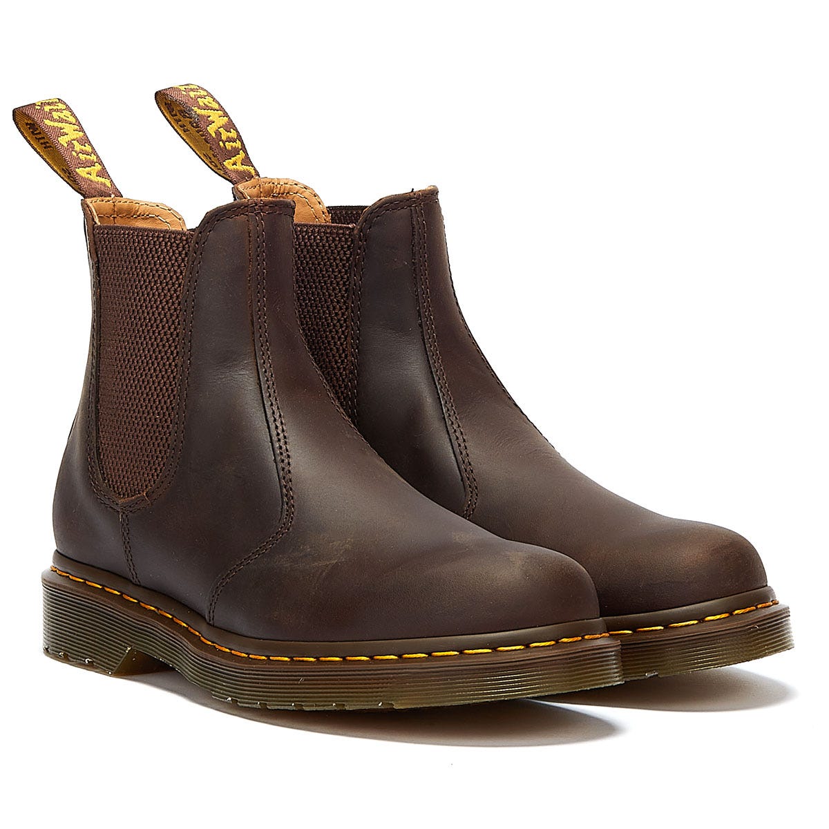 Dr. Martens 2976 YS Crazy Horse Femme Bottes marron