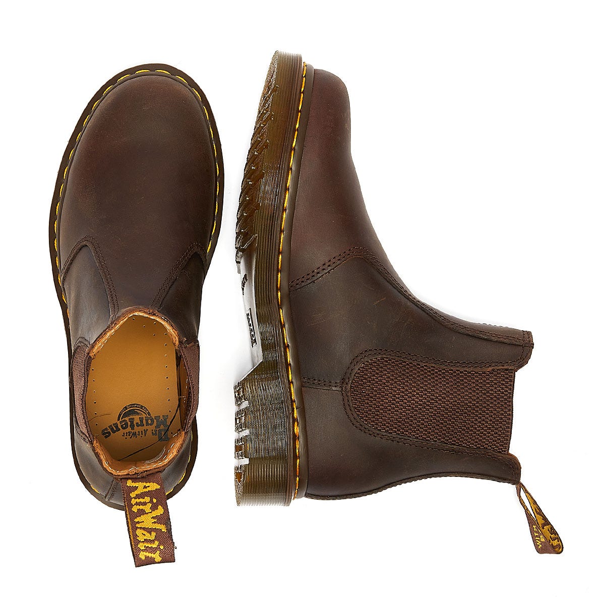 Dr. Martens 2976 YS Crazy Horse Femme Bottes marron