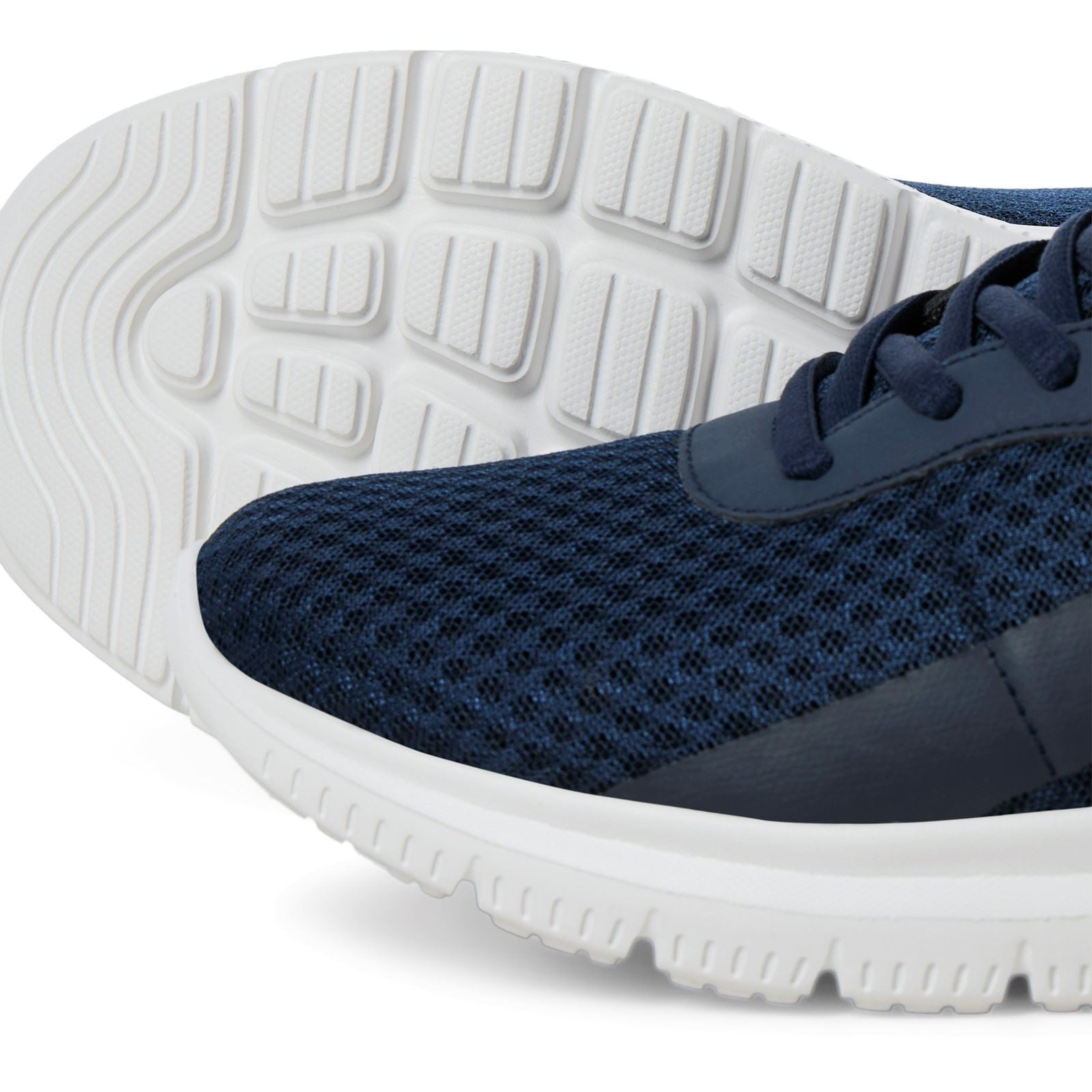 Jack & Jones Taylor Mesh Chaussures De Sport Pour Homme En Blazer Bleu Marine En Polyuréthane