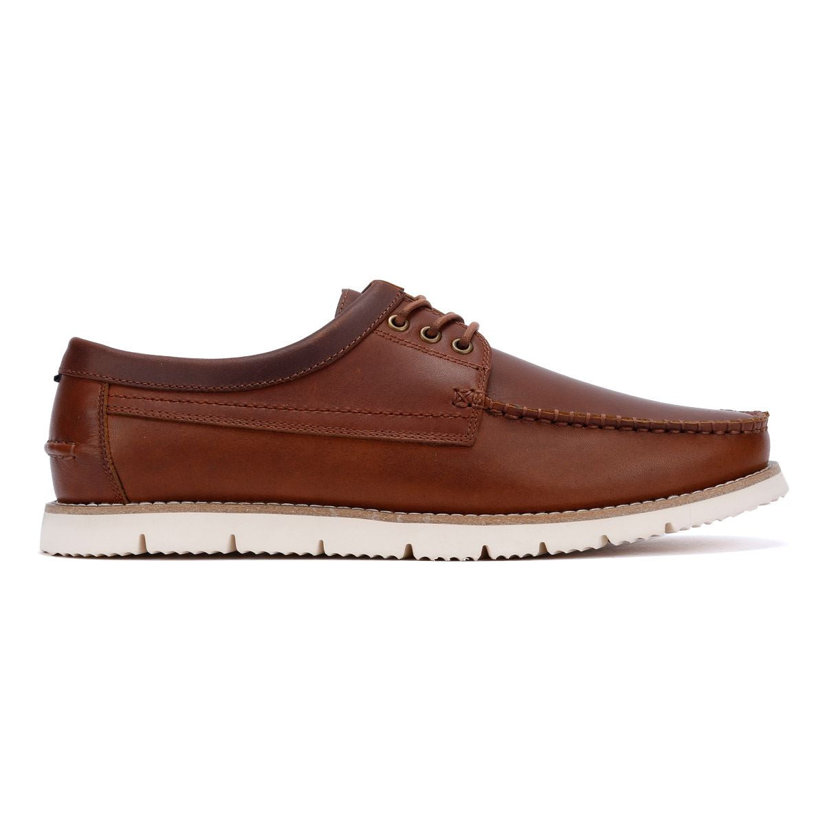 Ben Sherman Soho Chaussures À Lacets Marron Pour Hommes Suede