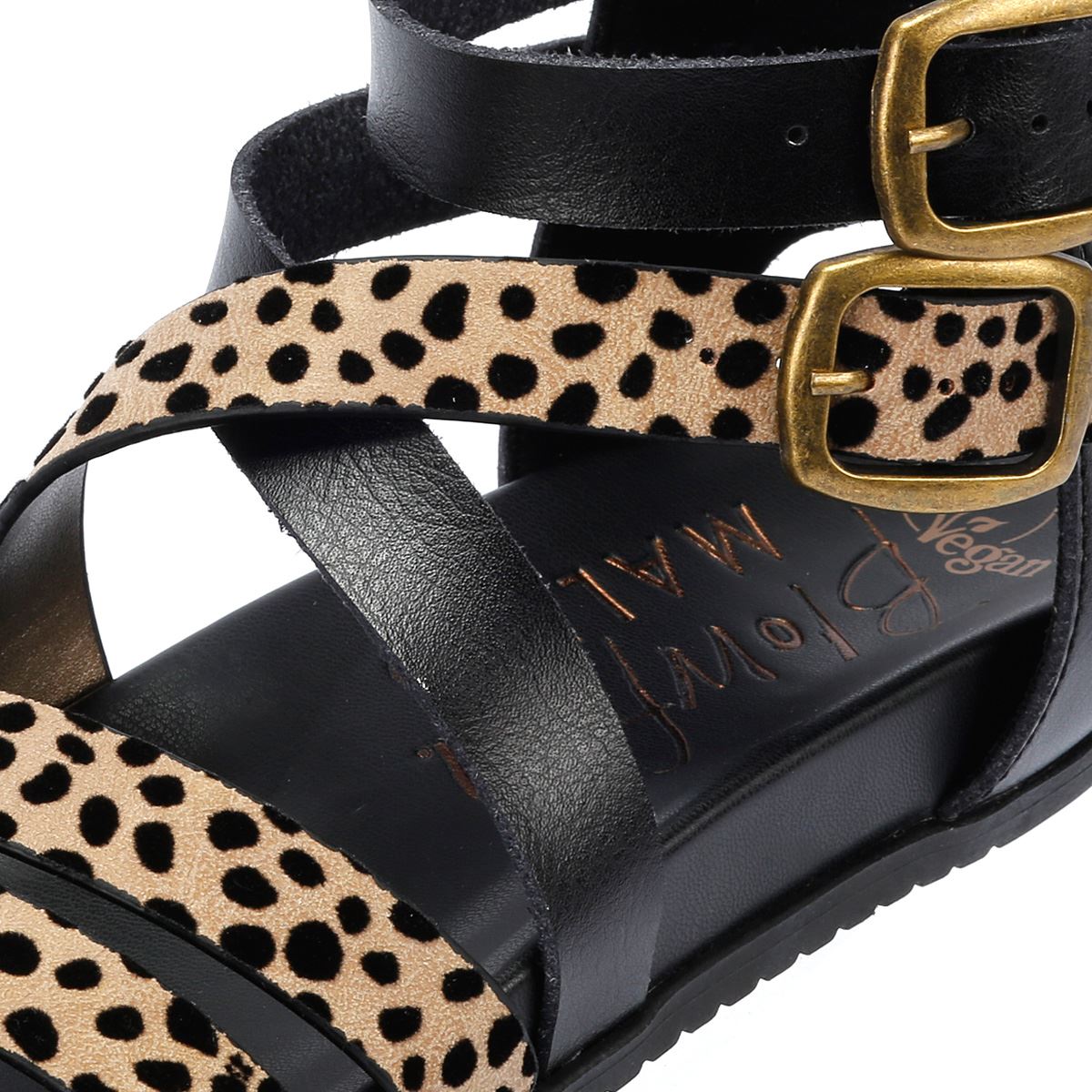 Blowfish Malibu Candie Sandales Léopard Pour Femmes