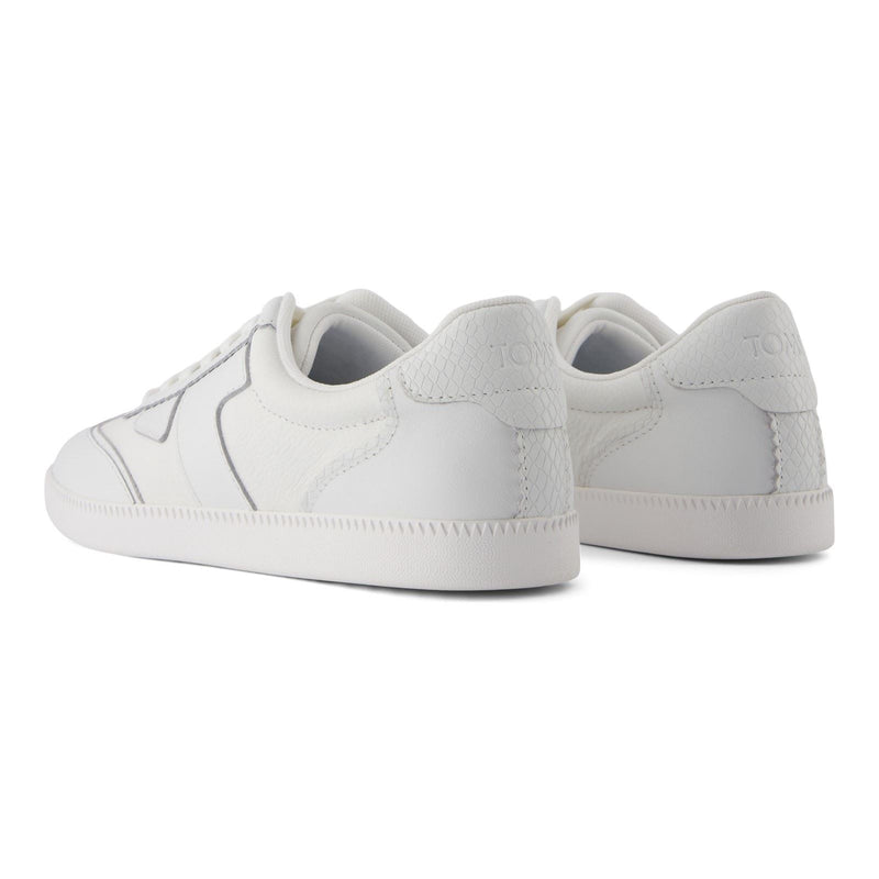 TOMS Collins Baskets Blanches En Cuir Pour Femmes