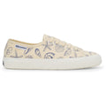 Superga 3750 Seashells Print Chaussures De Sport Pour Femmes En Coton Beige