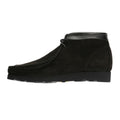 Clarks Originals Wallabee Combi Bottes Noires En Cuir Pour Hommes
