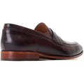 Base London Bruno Chaussures De Ville Bordeaux Pour Hommes En Cuir