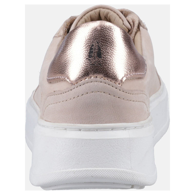Hush Puppies Camille Baskets En Cuir Rose Pour Femme