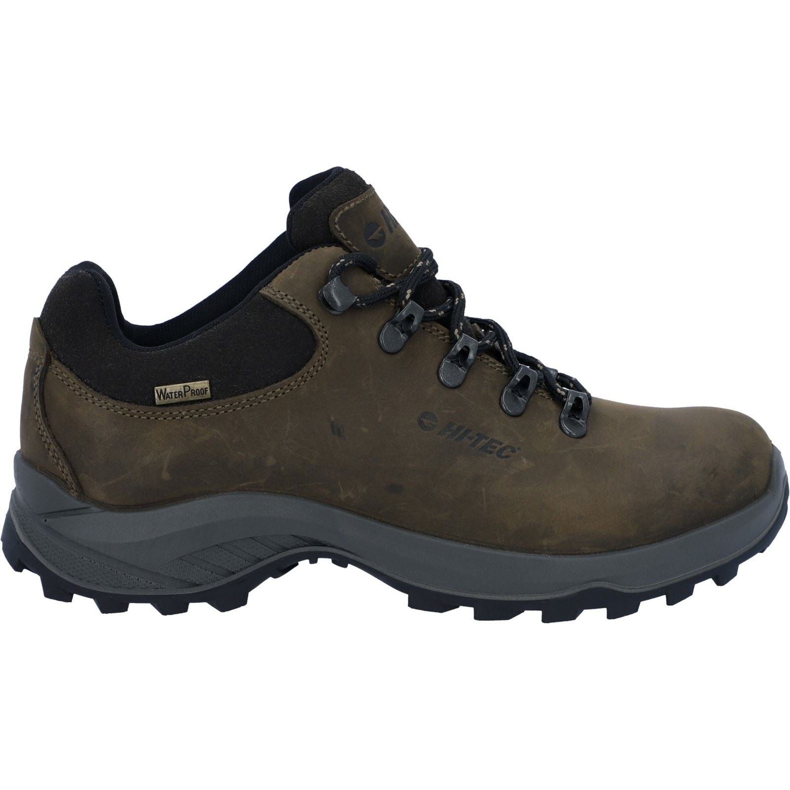 Hi-Tec Walk Lite Camino Ultra Bottes De Randonnée En Cuir Pour Femme Marron