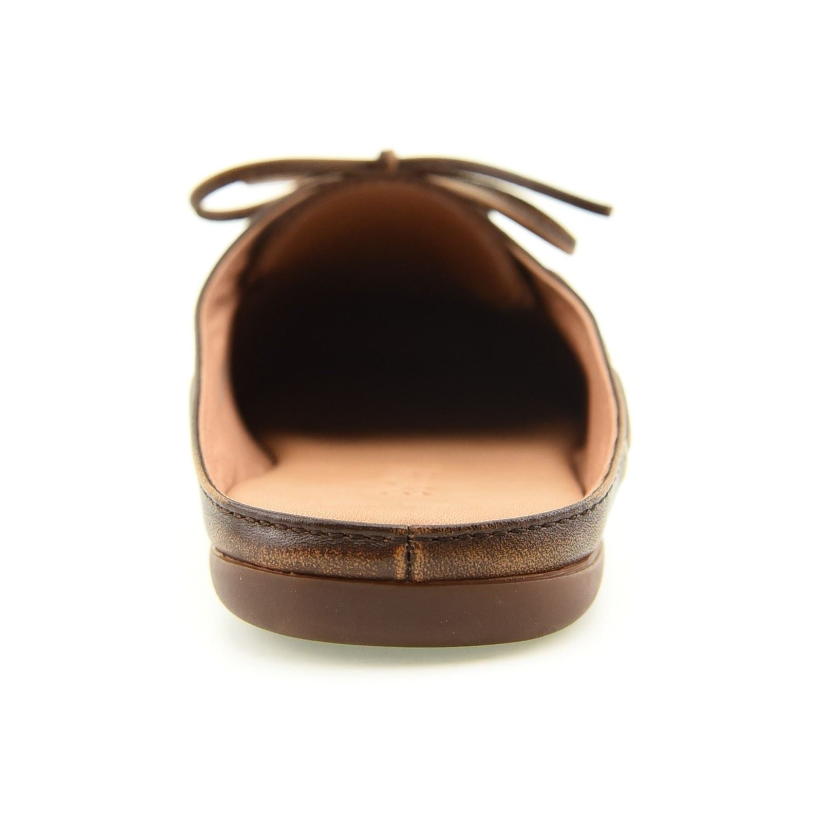 Sperry Slimboat Mules En Cuir Marron Pour Femmes