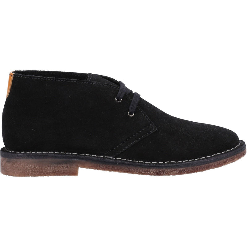 Hush Puppies Samuel Bottes Noires En Daim Pour Homme