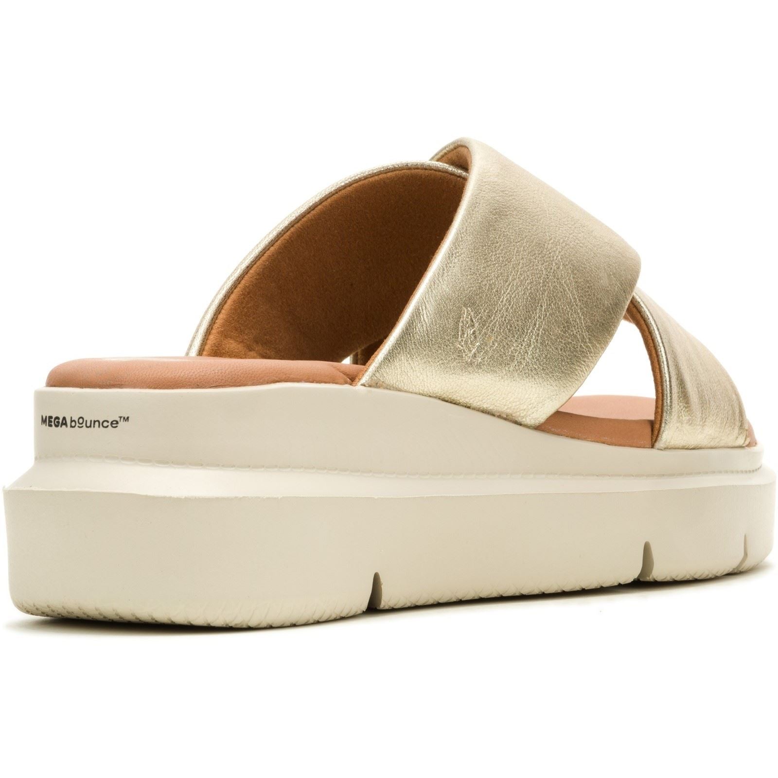 Hush Puppies Uplift Sandales Champagne Pour Femme En Cuir