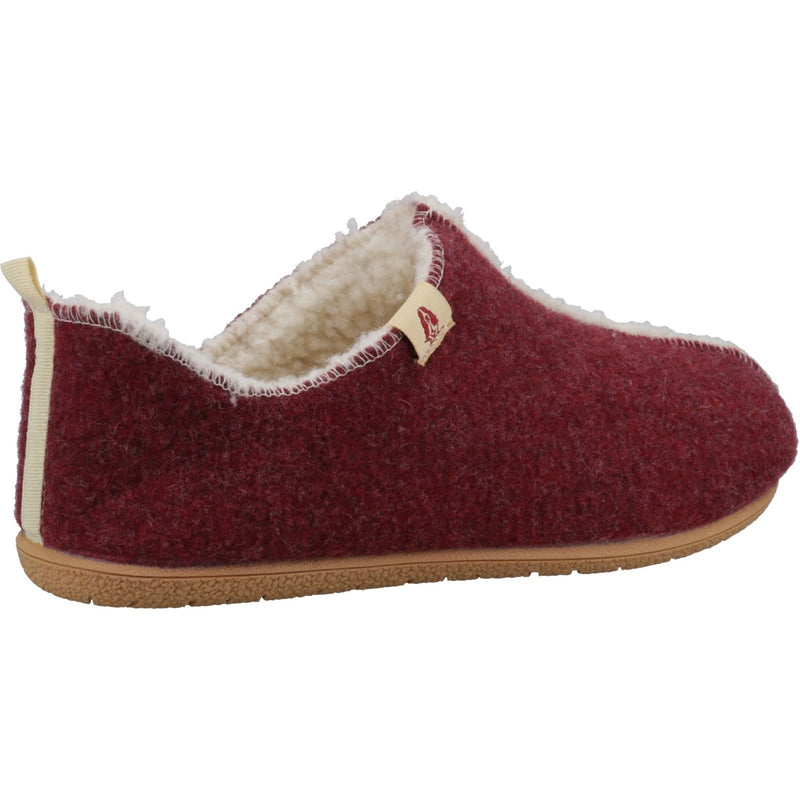Hush Puppies Good Pantoufles Bordeaux Pour Femmes