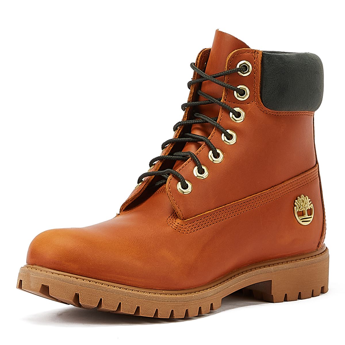 Timberland Bottes Premium Pour Homme En Cuir Beige De 6 Pouces