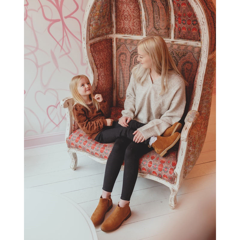 Hush Puppies Maddy Bottes En Daim Pour Femme En Couleur Beige