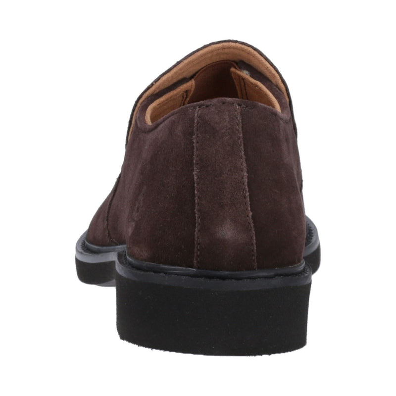 Hush Puppies Earl Slip On Chaussures Loafers Pour Hommes En Daim Marron