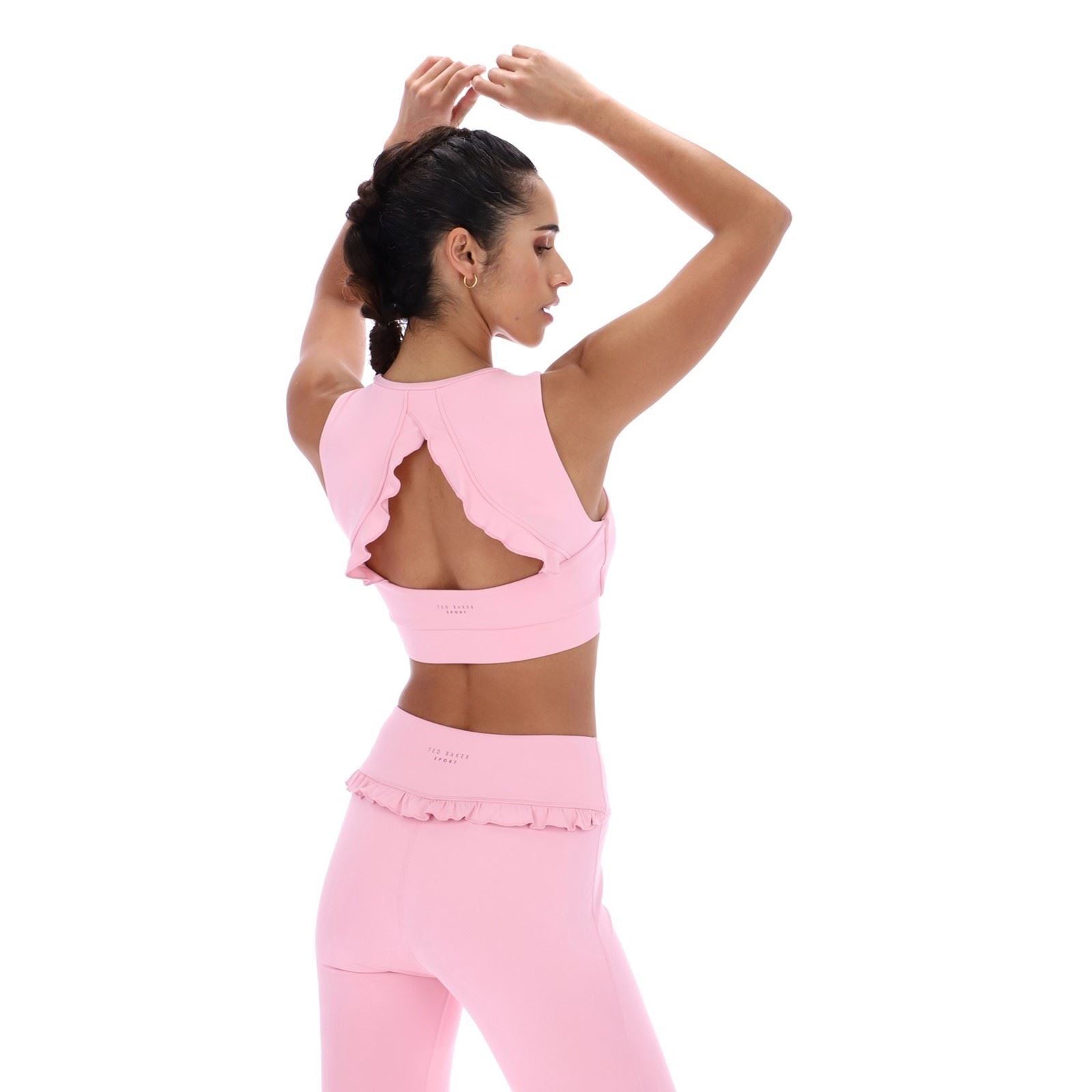 Ted Baker ARIA TBWSBS262 Soutien Gorge De Sport Rose En Polyester Pour Femmes